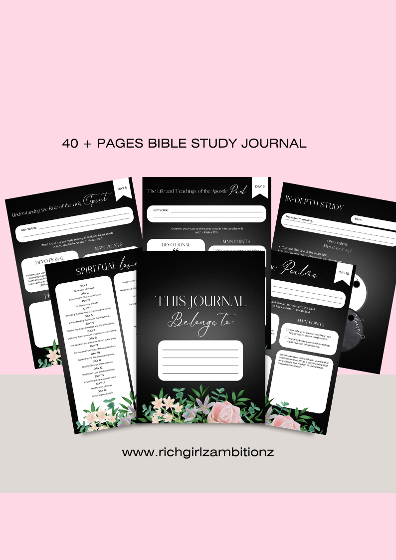 Bible Study Journal